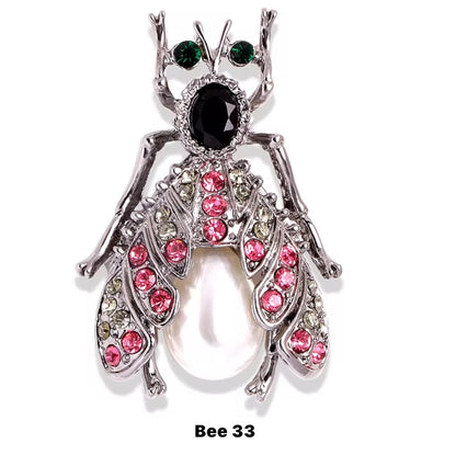 Sparkling Bee Brooch 2