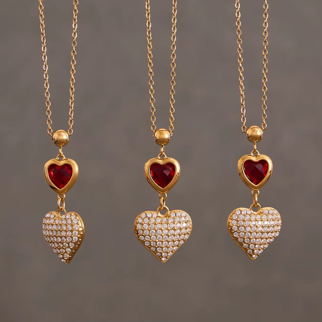 Two Hearts, One Story Necklace