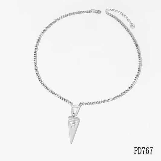 Arrowpoint Pavé Necklace
