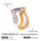Sculpted Flow Two-Tone Rings