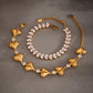 Golden Heart Link Bracelet