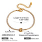 Gold Initial Tennis Bracelet