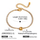 Gold Initial Tennis Bracelet
