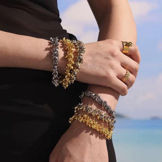 Cascade Hearts Charm Bracelet