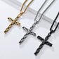 Linked Faith Cross Necklace