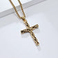 Linked Faith Cross Necklace