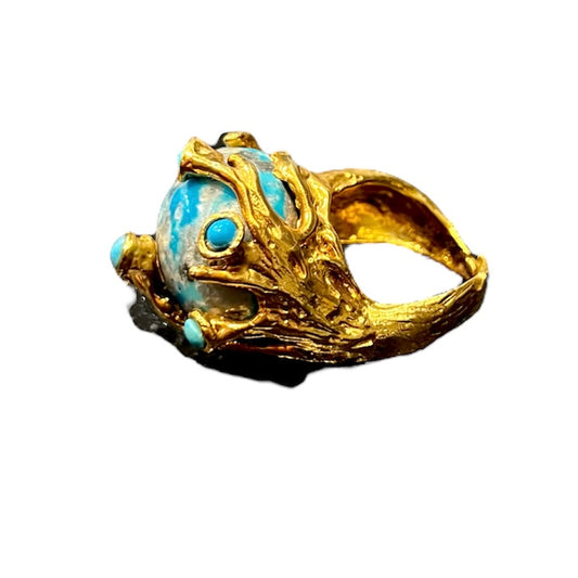 Turquoise Queen's Ring