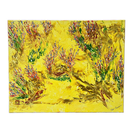 Yellow Abstract Painting