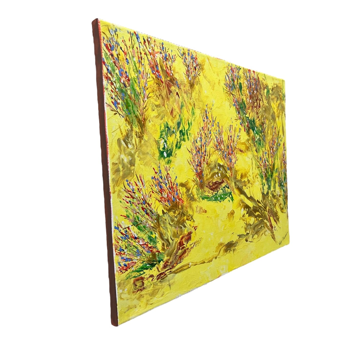 Yellow Abstract Painting