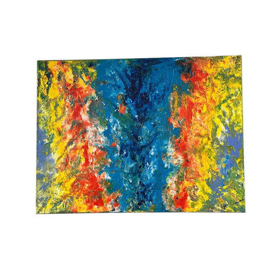 Multi-colored Abstract Painting