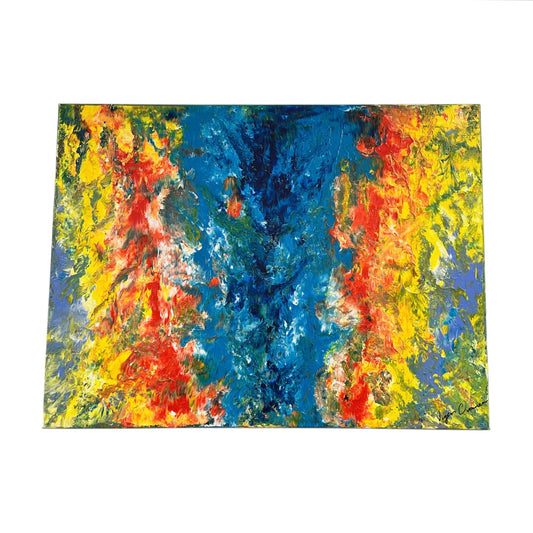 Multi-colored Abstract Painting