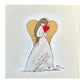 Heart Angel Girl Painting