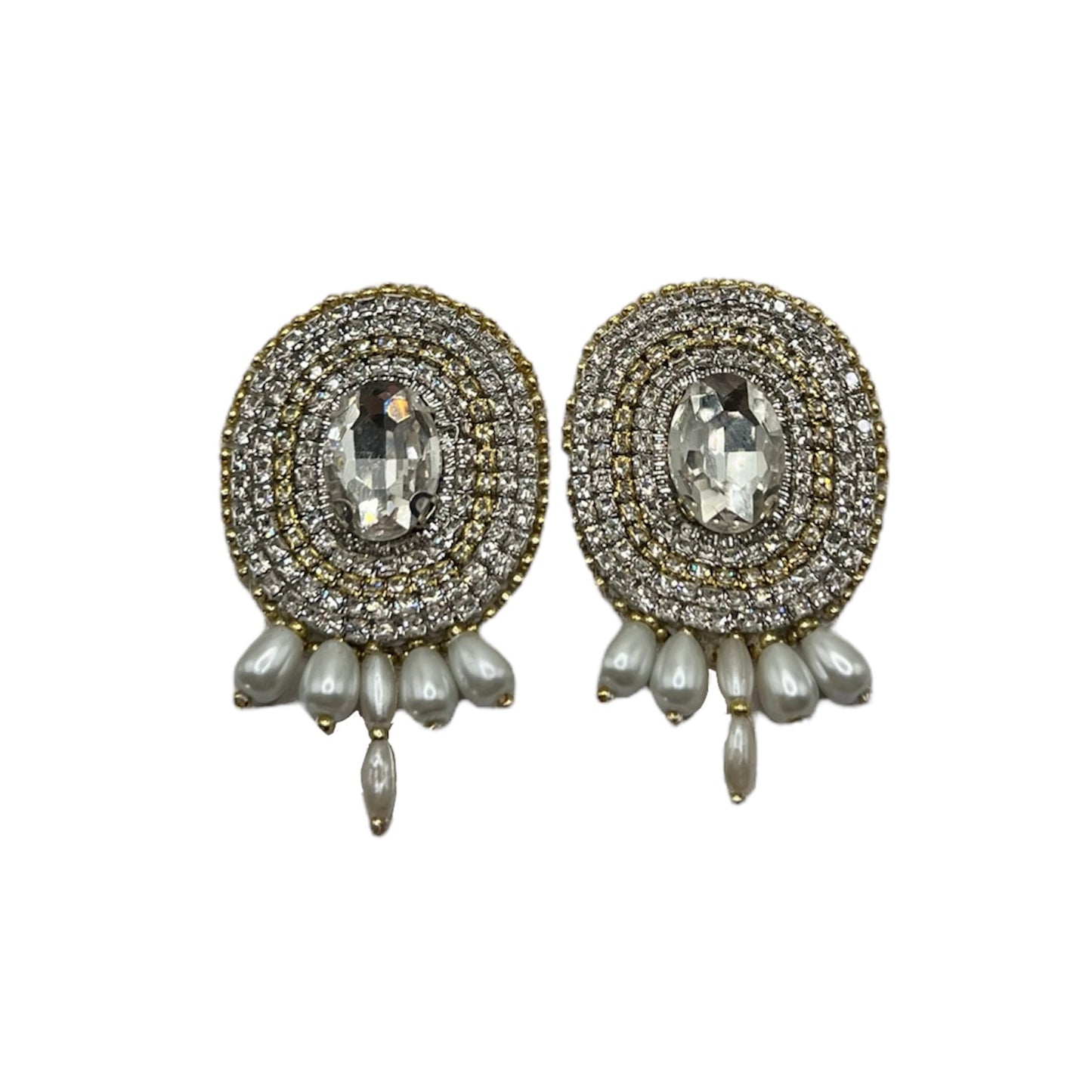 Diamond Pearl Mazaheri Earrings