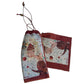Maroon Eye Glass Cover & Lens Cleaning Fabric