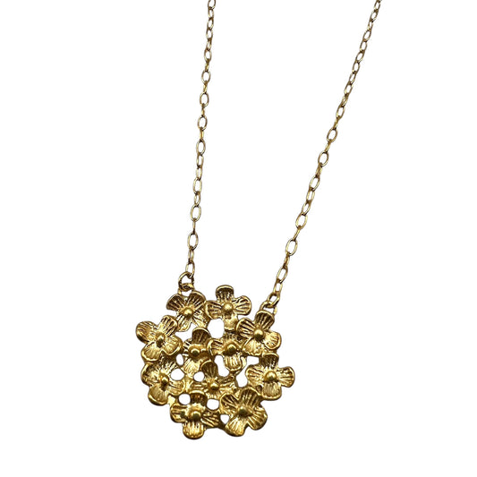 Gold Cluster Necklace