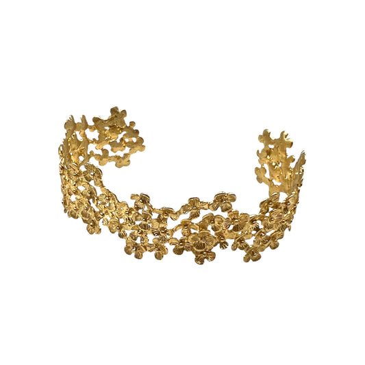 Gold Cluster Cuff