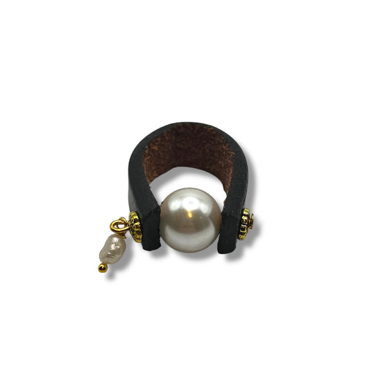 Natural Round Pearl Ring