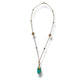 Turquoise & Twist Necklace