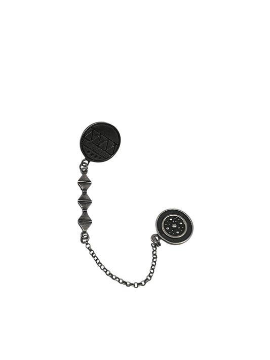 Unity Chain Silver Earring