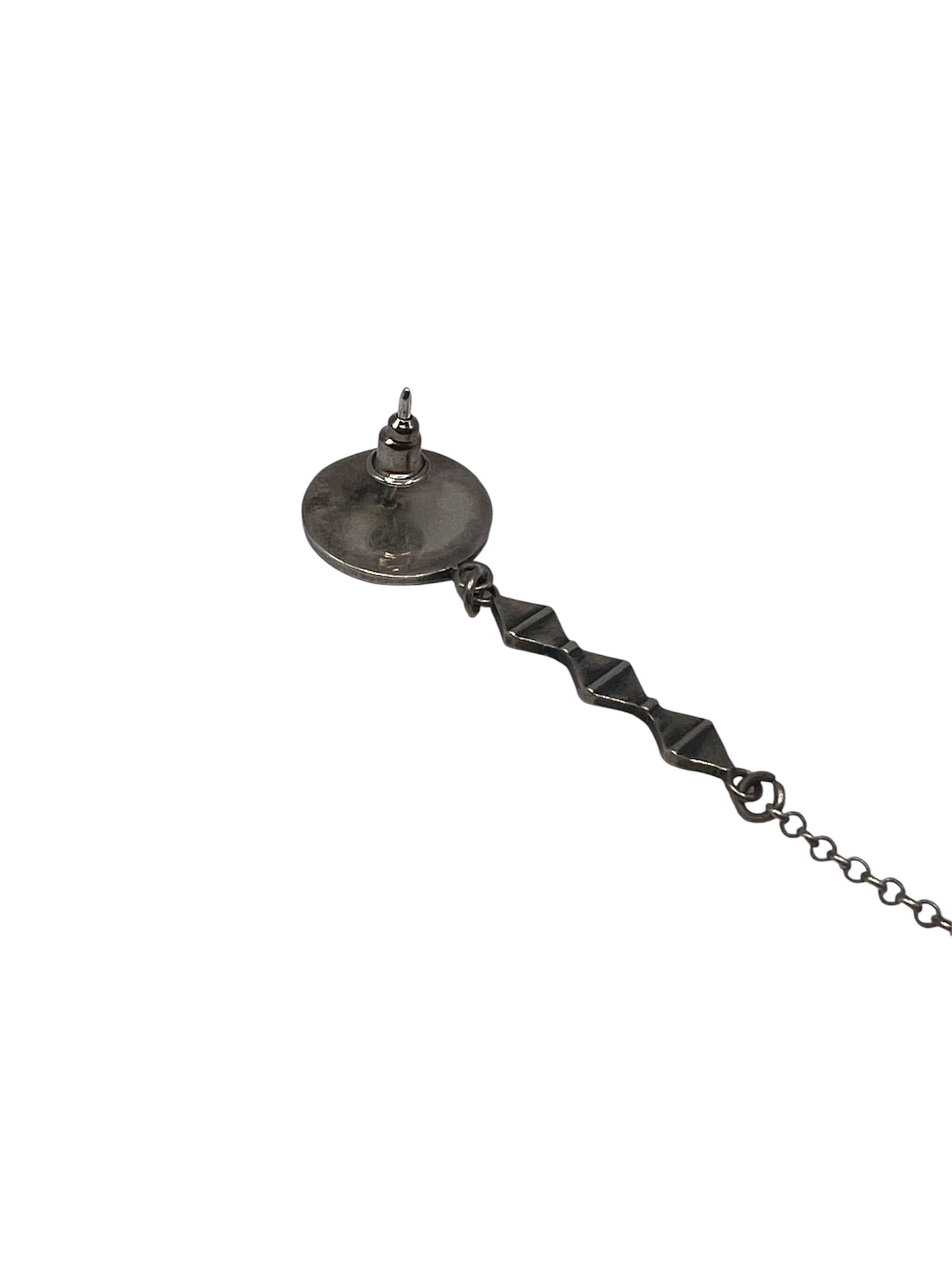 Unity Chain Silver Earring