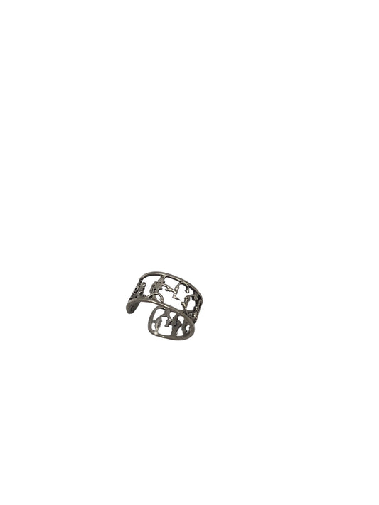 Armenian Alphabet Silver Ear Cuff