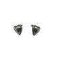 Silver Heart Stud Earrings