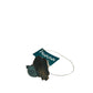 Brass Ring with Turquoise Patina & Angel Etching