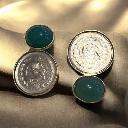 Persian Legacy Coin Earrings