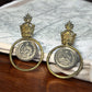 Persian Crown Coin Earrings