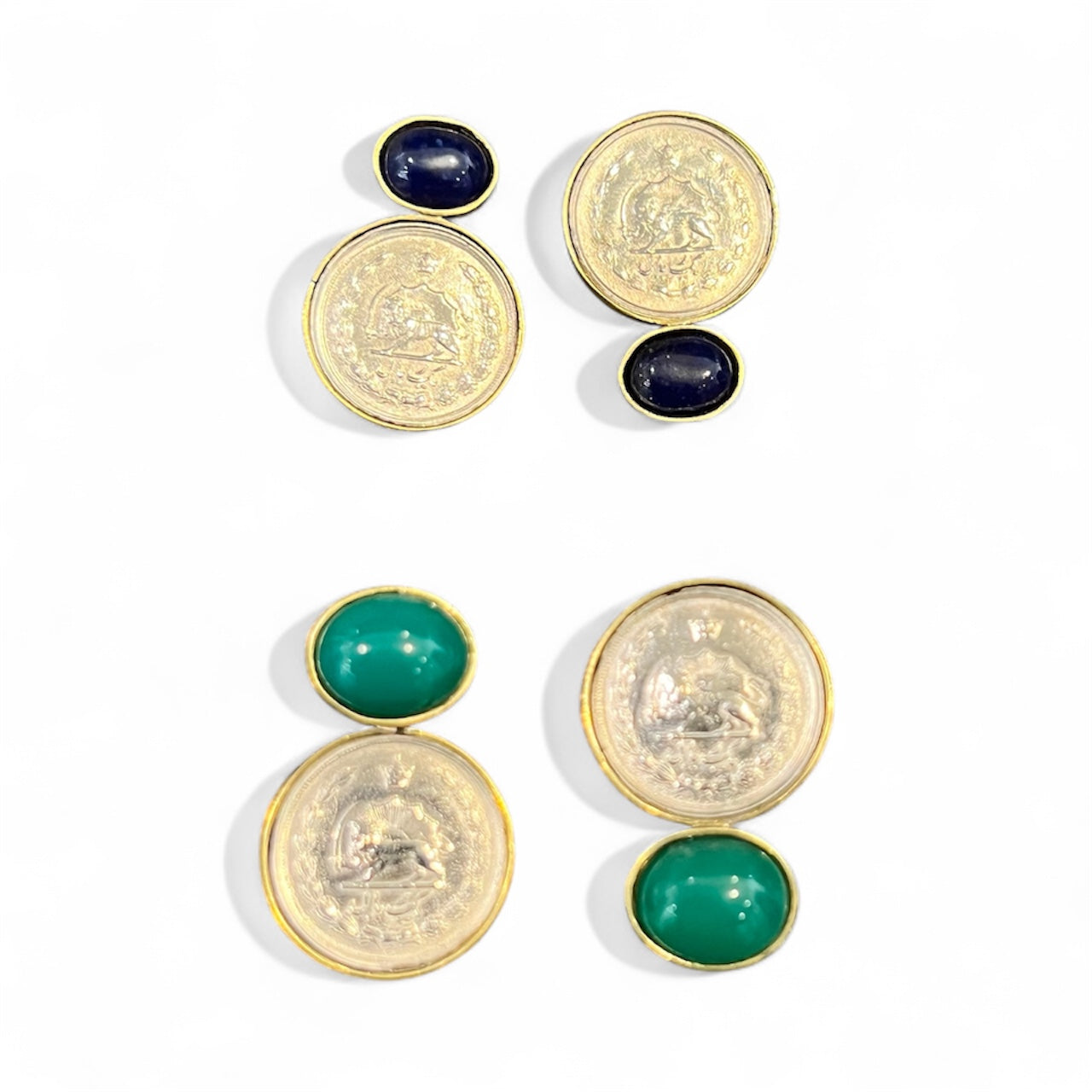 Persian Legacy Coin Earrings