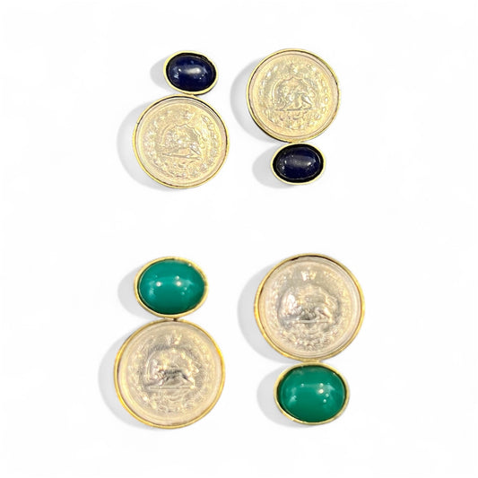 Persian Legacy Coin Earrings