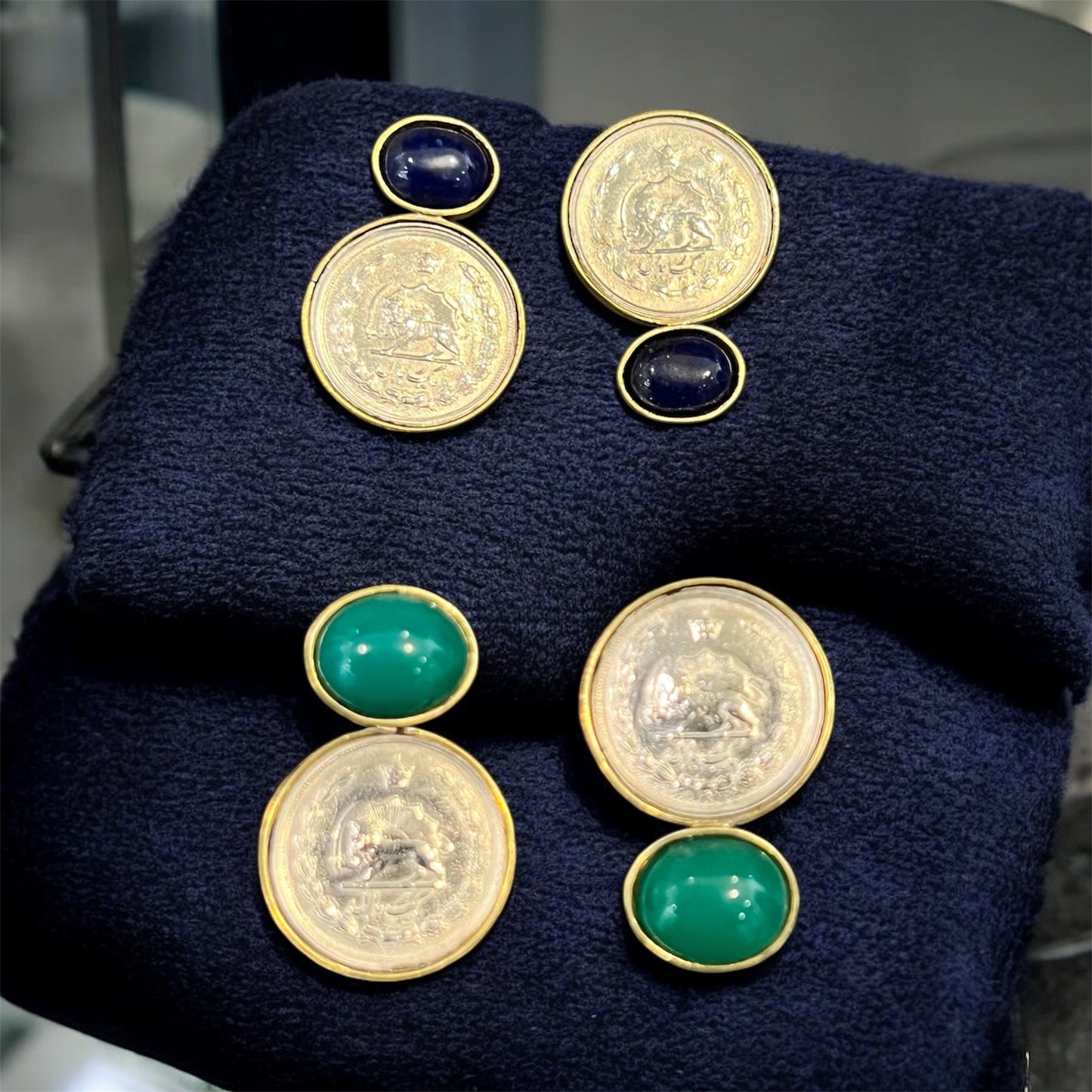 Persian Legacy Coin Earrings