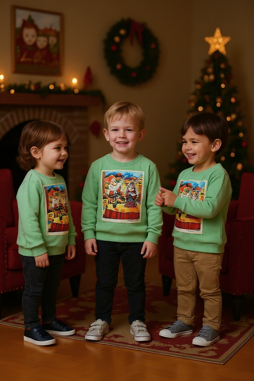 Kids Sage Green Sweatshirt