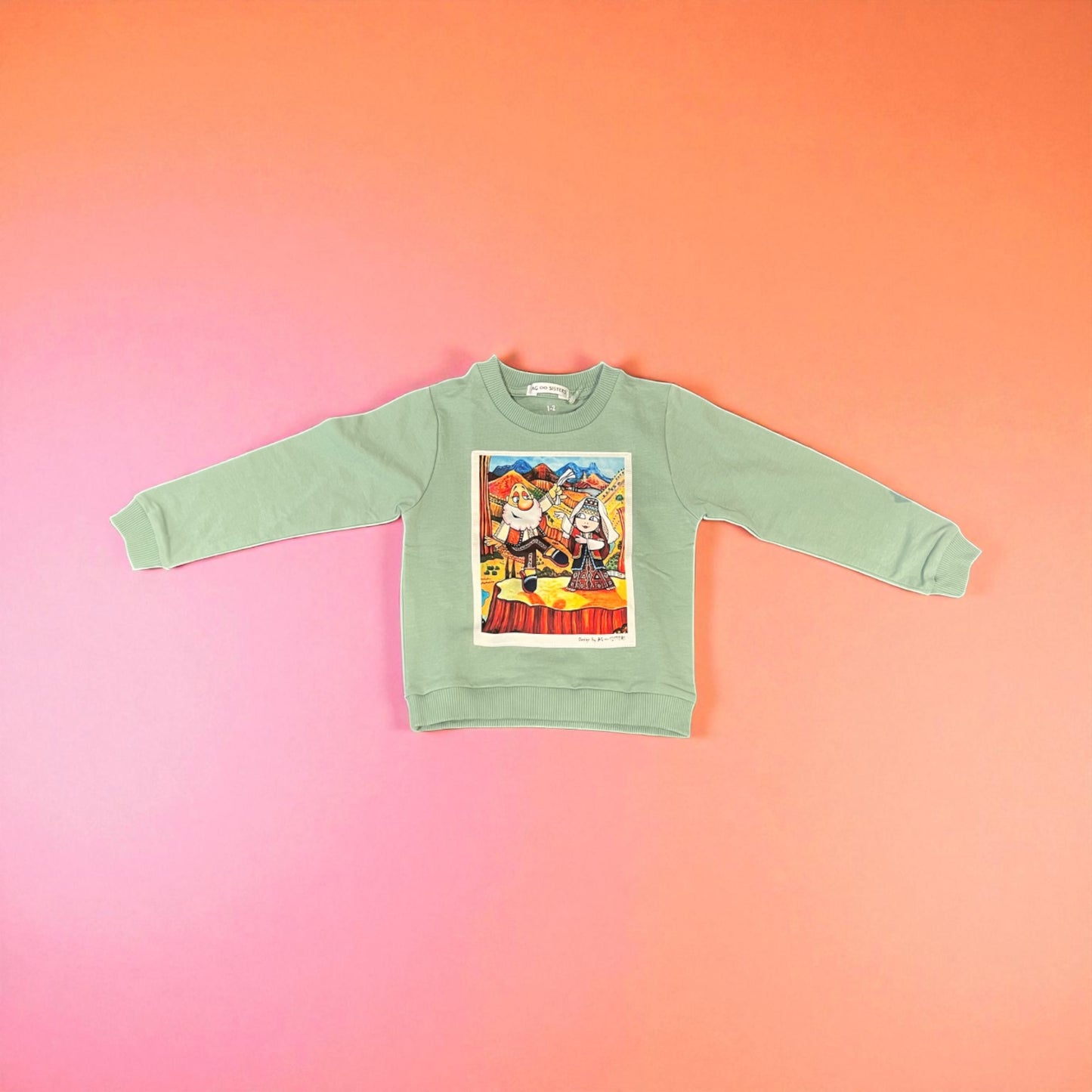 Kids Sage Green Sweatshirt