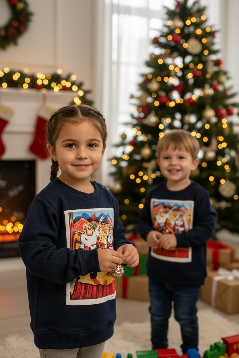 Kids Navy Sweatshirt