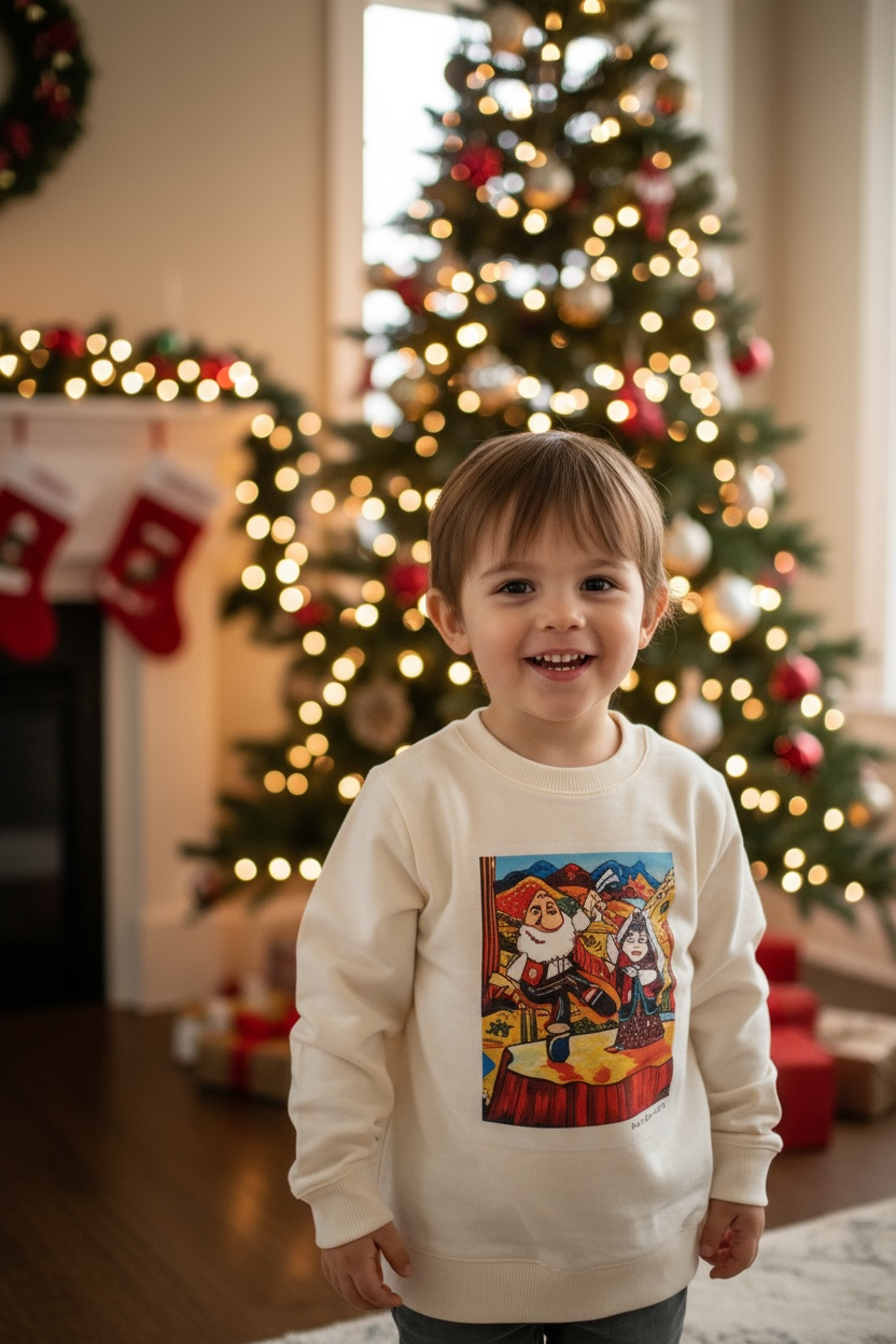 Kids Cream Sweatshirt