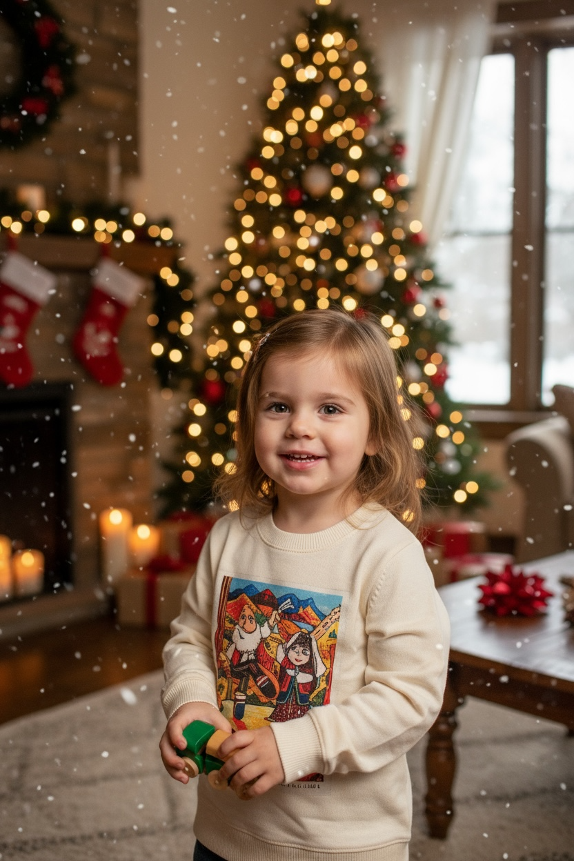 Kids Cream Sweatshirt