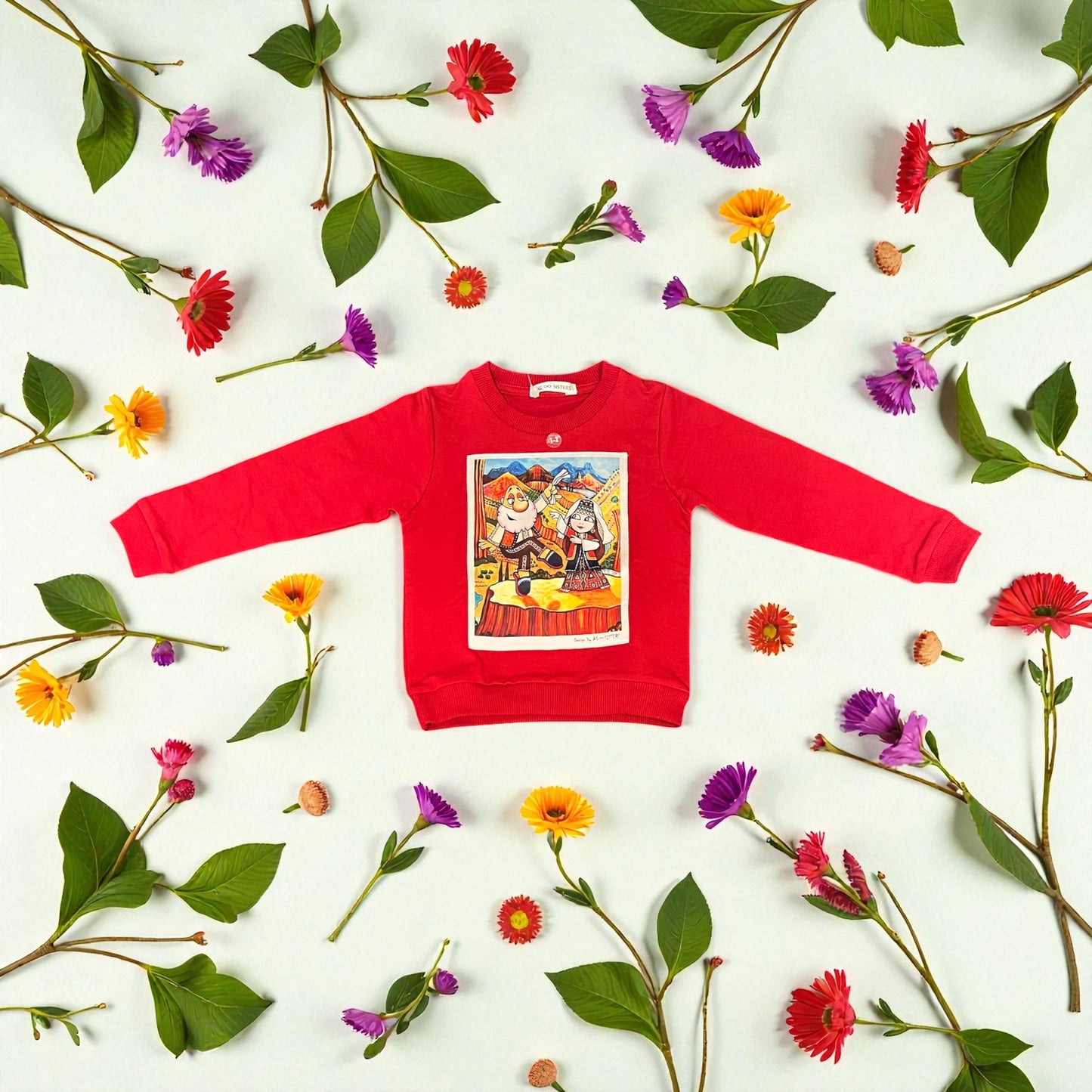 Kids Red Sweatshirt