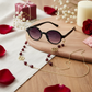 Pomegranate Elegance Eyeglass Chain