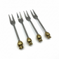 Set of 4 Pomegranate Fork