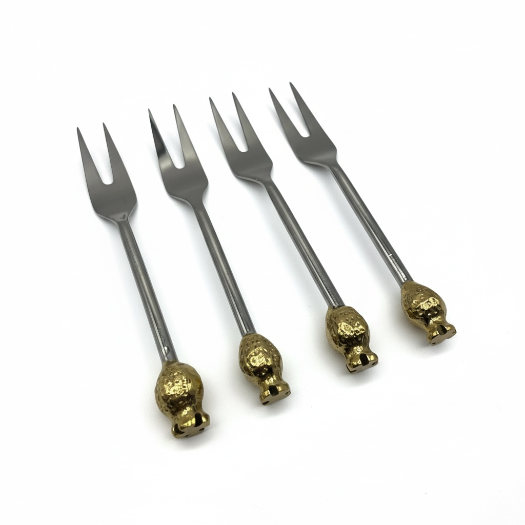 Set of 4 Pomegranate Fork