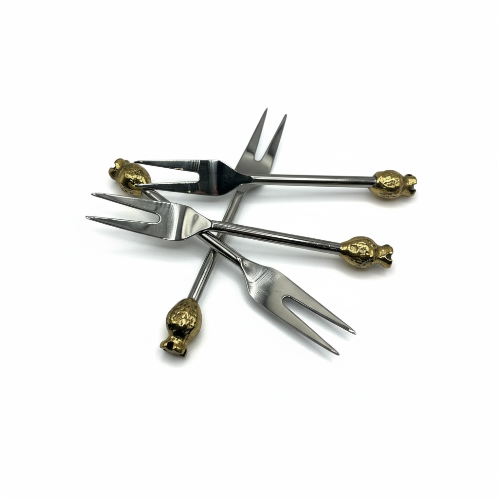 Set of 4 Pomegranate Fork