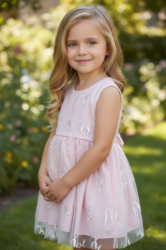 Light Pink Alphabet Dress