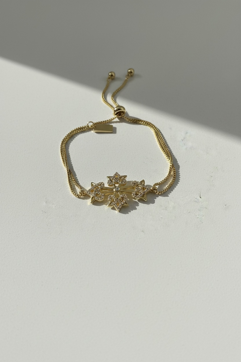 Armenian Cross Manuscript Adjustable Bracelet