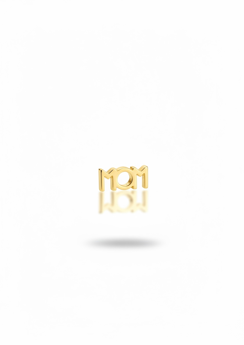 Custom Charm Holder Necklace – Armenian Alphabet Initials, Heart Charms & Personalized Name Pendant