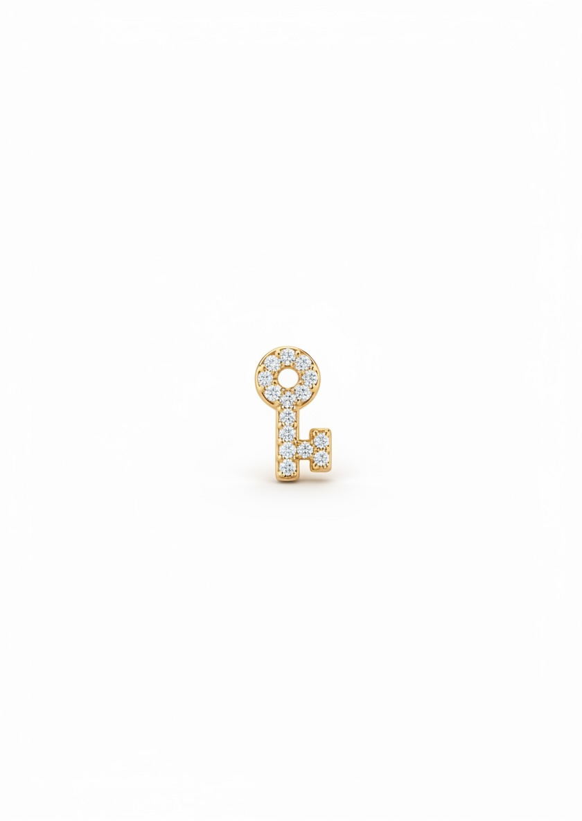 Custom Charm Holder Necklace – Armenian Alphabet Initials, Heart Charms & Personalized Name Pendant