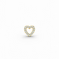 Custom Charm Holder Necklace – Armenian Alphabet Initials, Heart Charms & Personalized Name Pendant