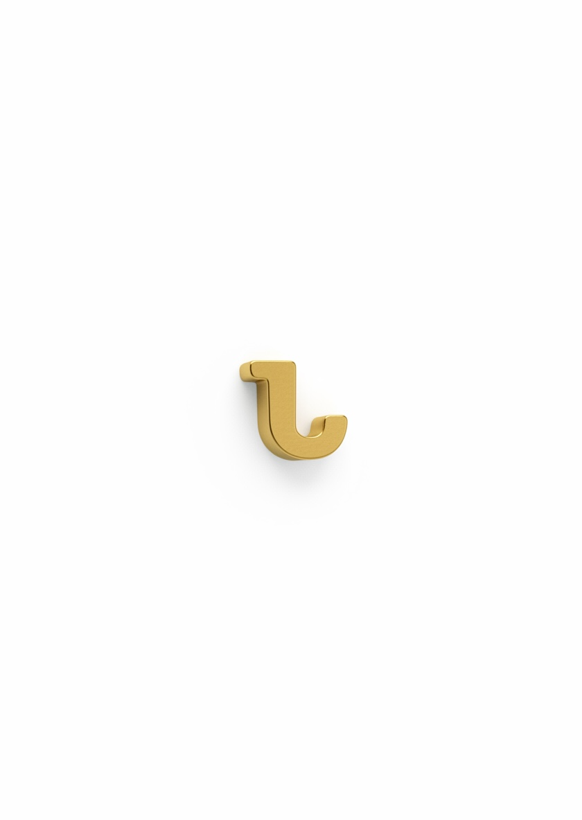 Custom Charm Holder Necklace – Armenian Alphabet Initials, Heart Charms & Personalized Name Pendant