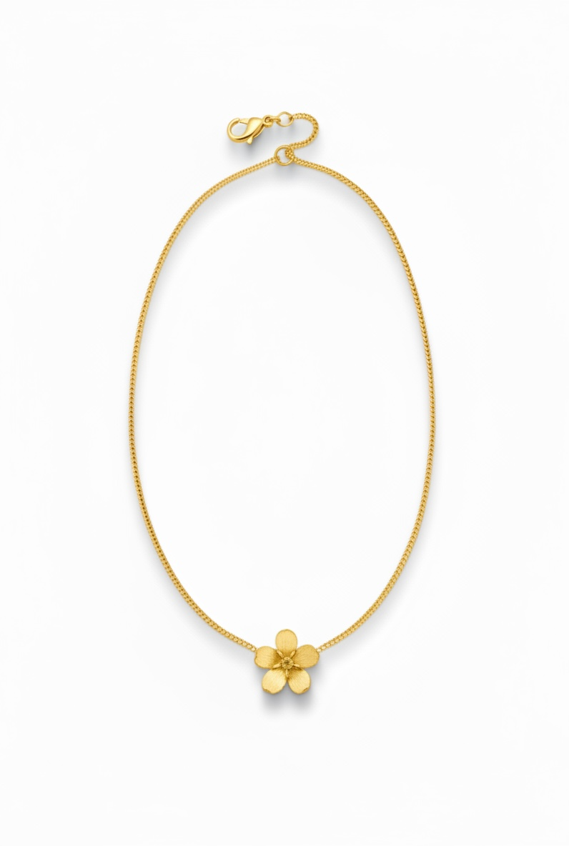 Forget Me Not Flower Necklace