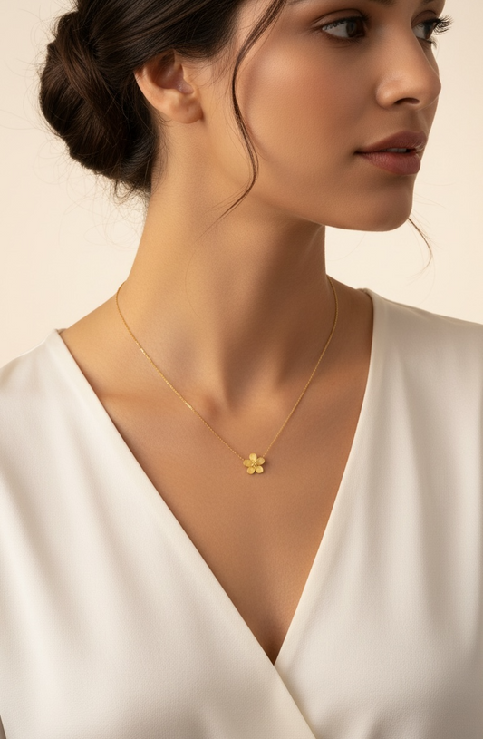Forget Me Not Flower Necklace